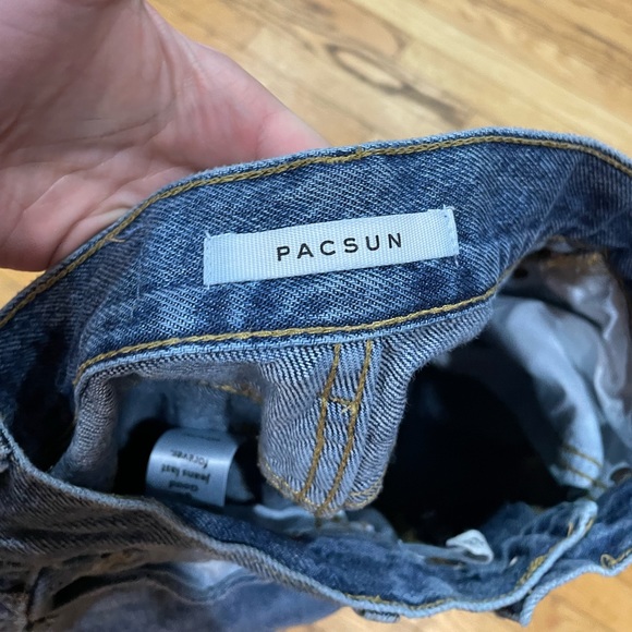 PacSun high rise straight jeans size 00 (size 23) - Picture 3 of 3